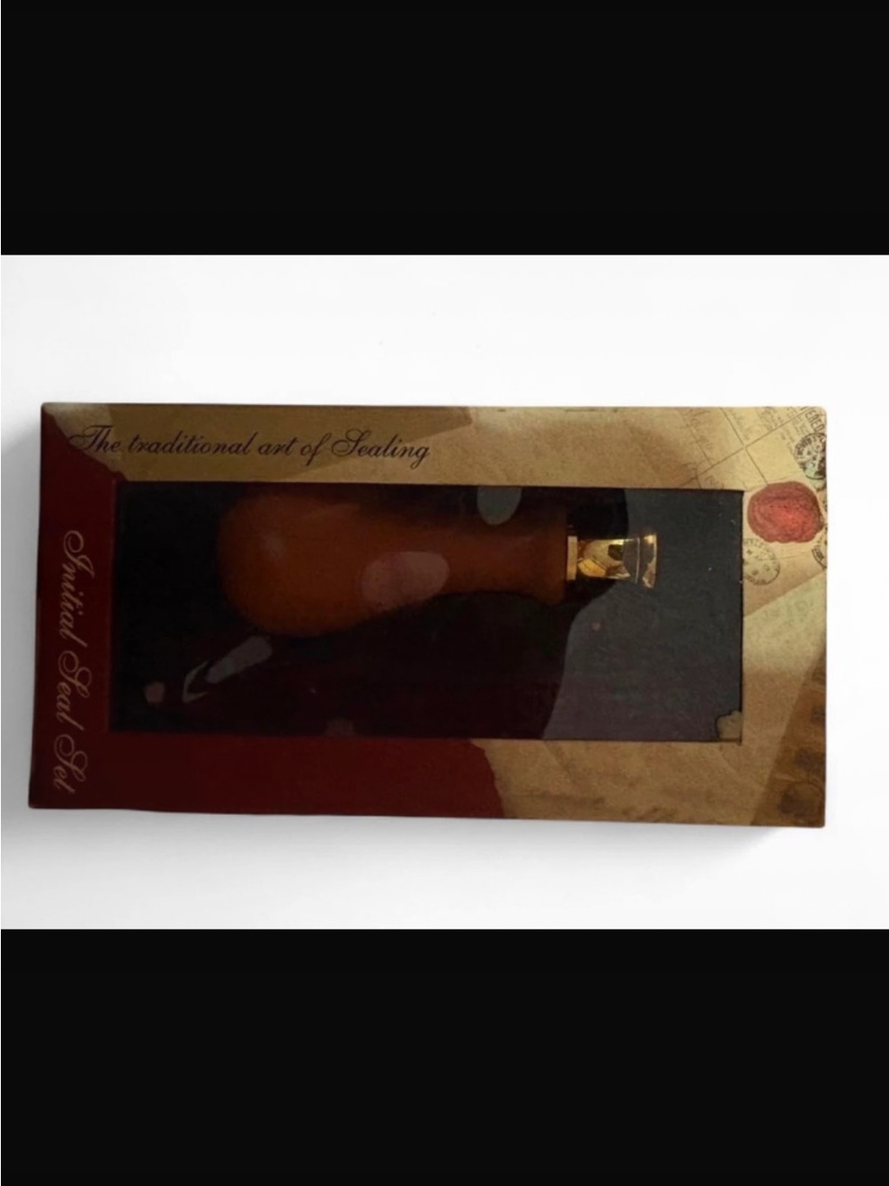 Wax Seal Stamp Set in Brown - Unbranded